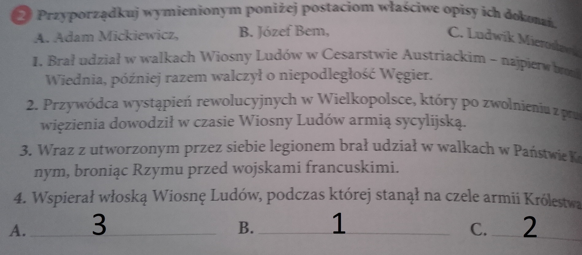 Przyporzadkuj Wlasciwe Opisy Wymienionym Postaciom Giuseppe