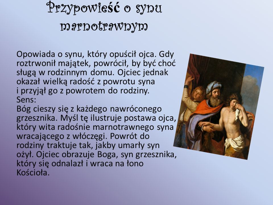 Przypowieść – ważny gatunek biblijny - ppt video online pobierz Przypowieść Biblijna O Wdowim Groszu