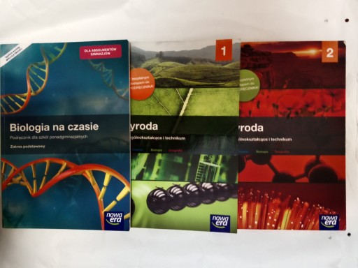 Przyroda 1,2 + Biologia dla Liceum i Technikum (12890187377 Przyroda Nowa Era Liceum Cz 2