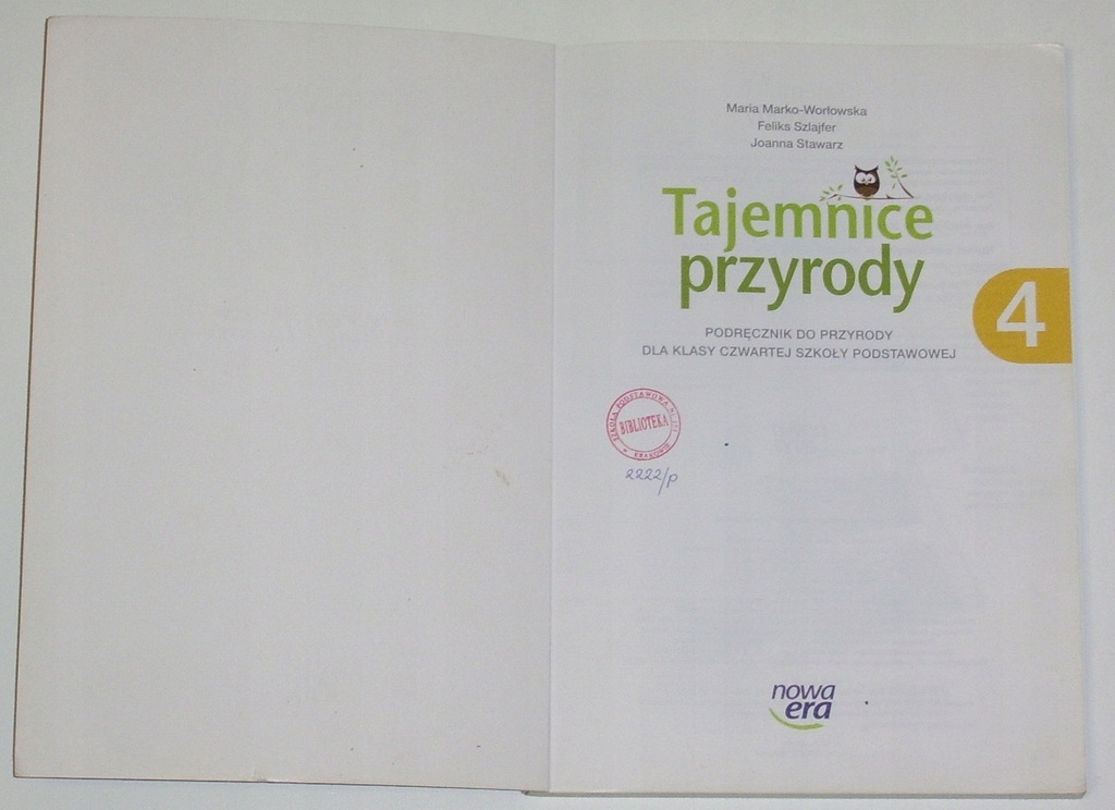 Przyroda Tajemnice przyrody SP kl.4 podr. - 12559008613 - oficjalne Podręcznik Przyroda Klasa 5 Nowa Era