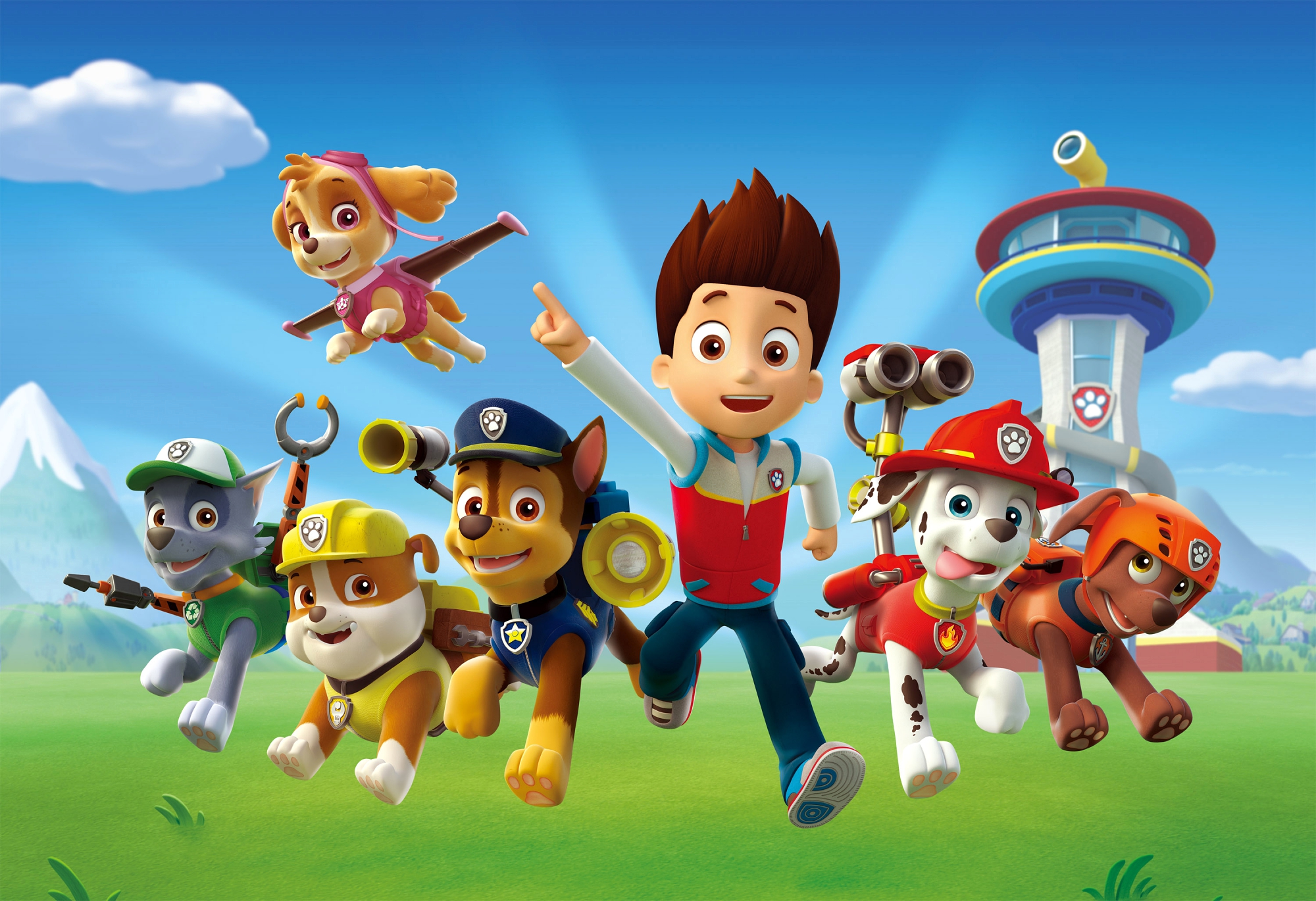 "Psi patrol" i "Turbo Dudly: psi agent" - nowe animacje Nickelodeon na Psi Patrol Zbiórka W Bazie Rajder Wzywa