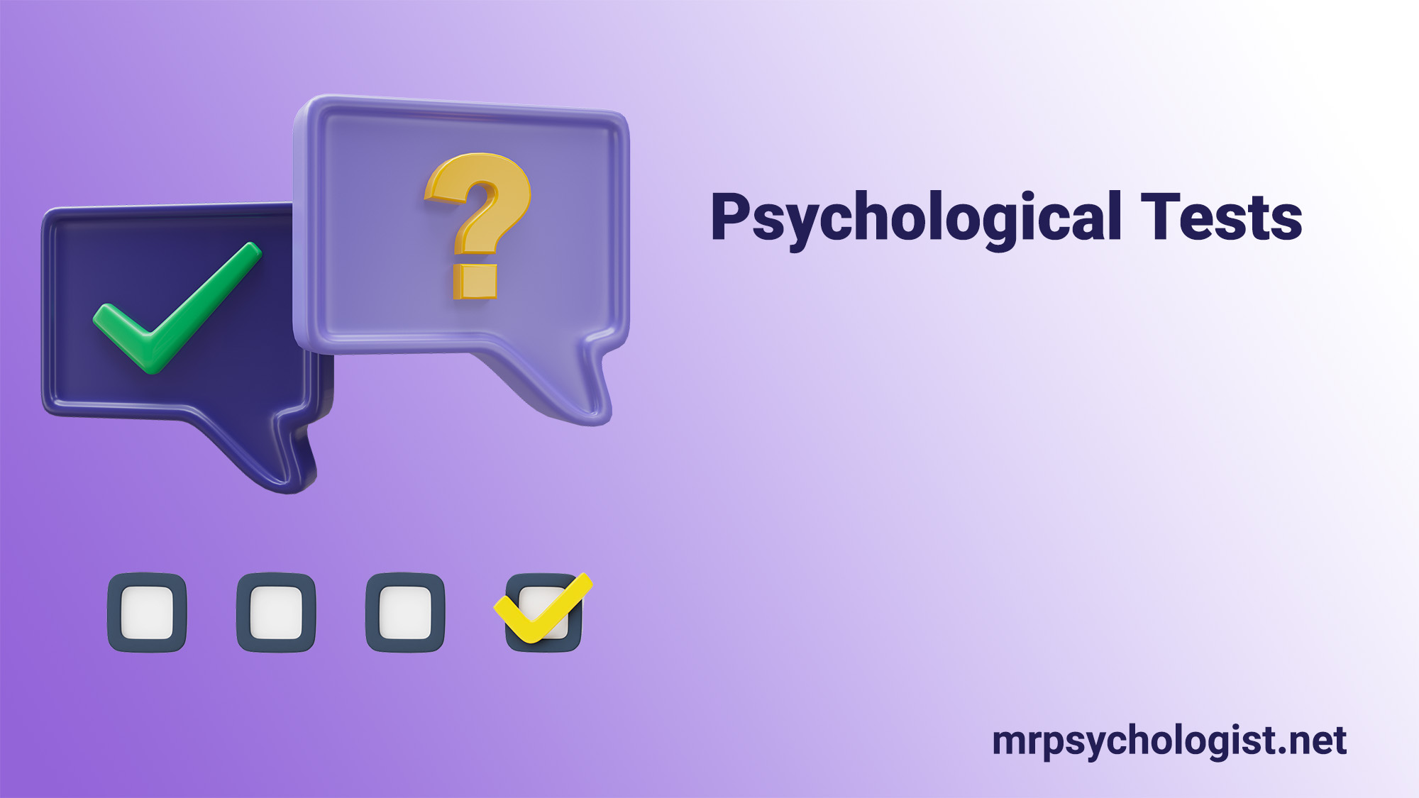 Psychological Test: Definition, Types and Benefits - Mr Psychologist Czy Powinnam Iść Do Psychologa Test