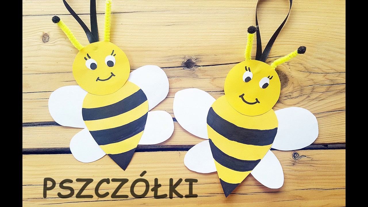 Jak Zrobic Pszczole Z Papieru