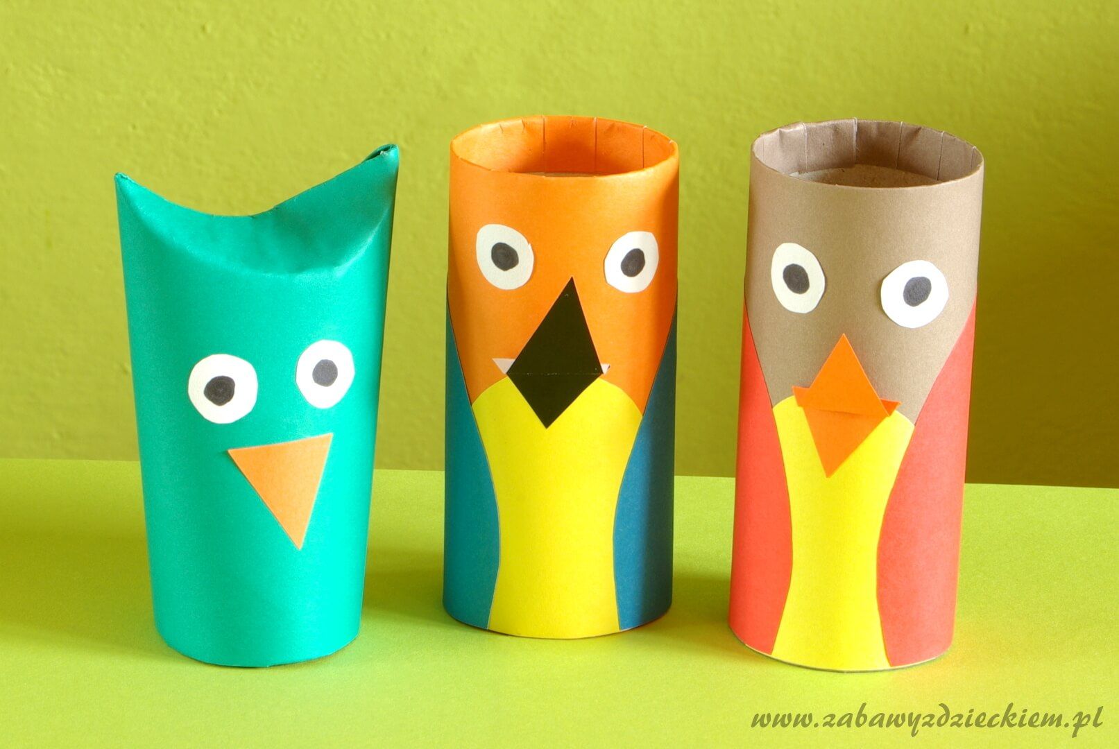 Ptaki z rolek | Planter pots, Planters Ptaki Z Rolek Po Papierze Toaletowym