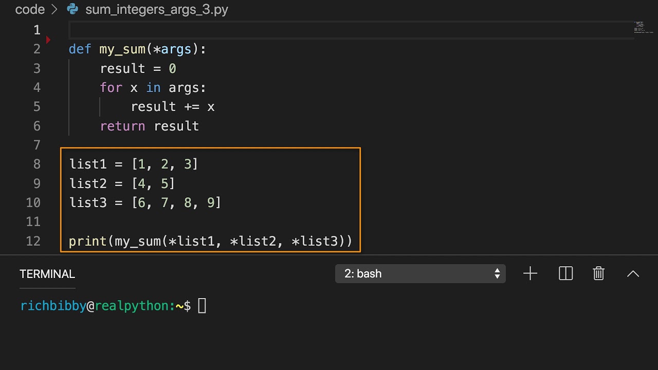 Python Asterisk Before List? 10 Most Correct Answers - Brandiscrafts.com Python Function Input Asterisk