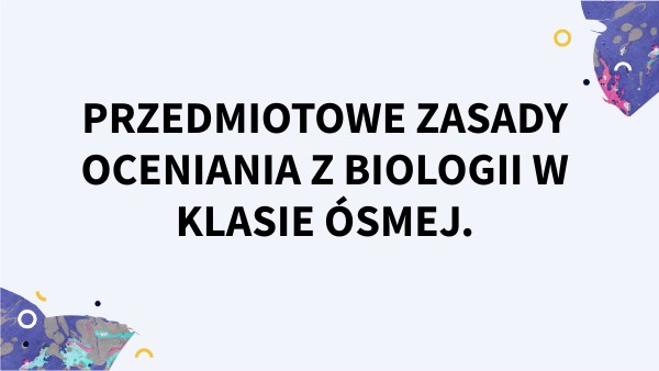 PZO z biologii 8 Sprawdz Co Umiesz Z Biologii Klasa 8 Dzial 1