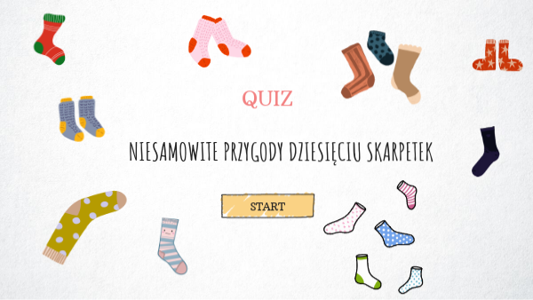 Test Niesamowite Przygody Dziesięciu Skarpetek