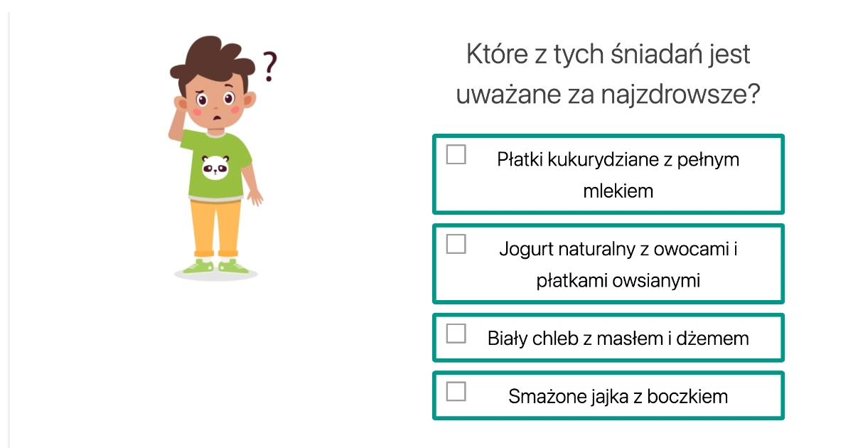 Test O Zdrowym Odżywianiu Gimnazjum