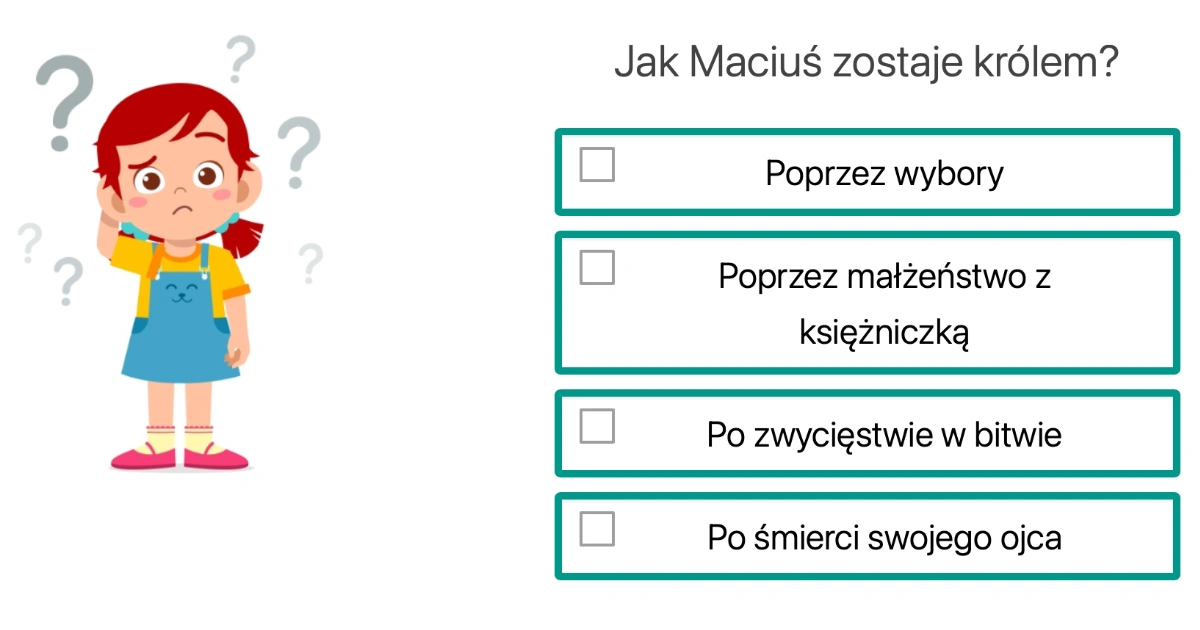 Król Maciuś Pierwszy Test Z Odpowiedziami