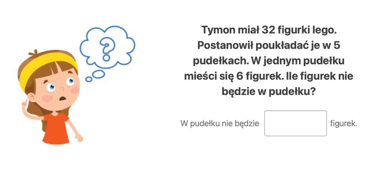 Quiz: Zadania tekstowe: dzielenie z resztą dla klas 4,5 Dzielenie Z Reszta Klasa 4 Zadania Do Druku