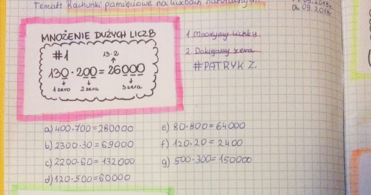 Uzupelnij Zapisy Wykonaj Rachunki W Pamieci