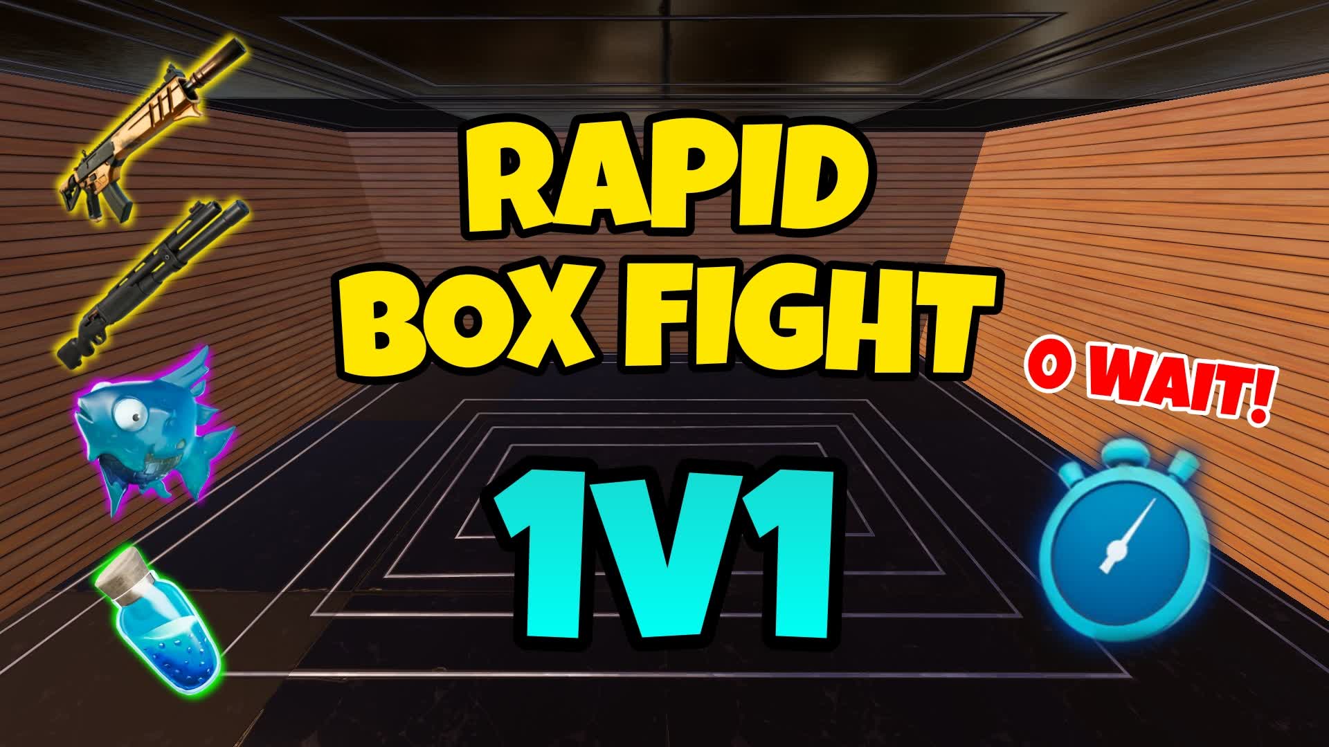 RAPID BOX FIGHT (1V1) 0678-6387-2093 by easyking - Fortnite Creative Map Fortnite Box Fight 1v1