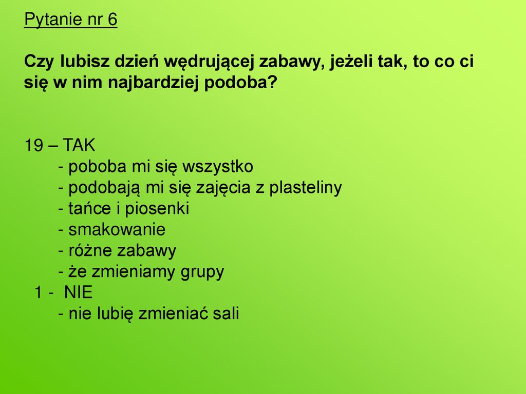 Raport z ewaluacji- Rozwijanie zainteresowań dzieci - ppt pobierz Co Najbardziej Podoba Ci Się W Lekturze Mikołajek