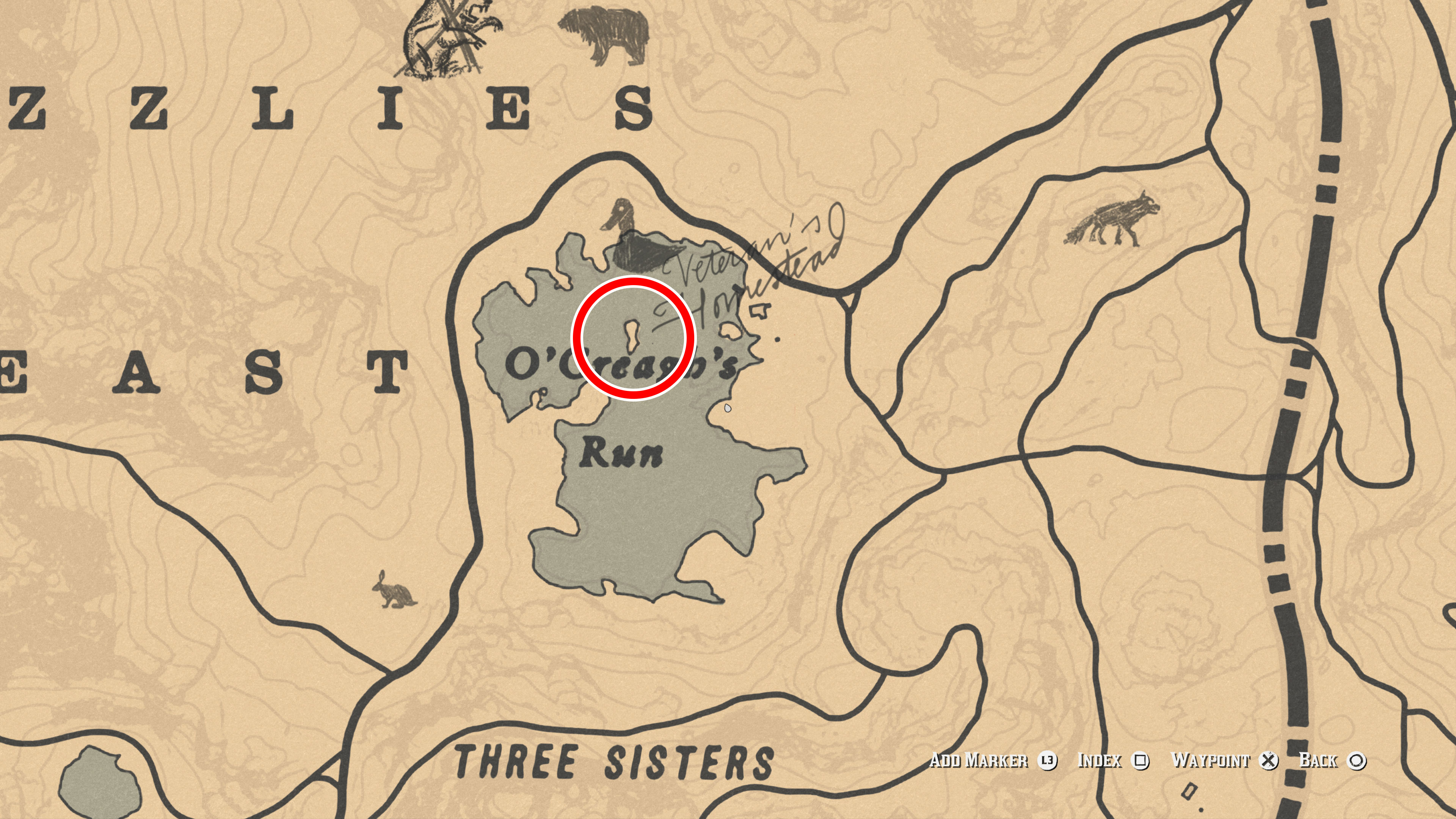 Rdr2 Jack Hall Gang Map 1
