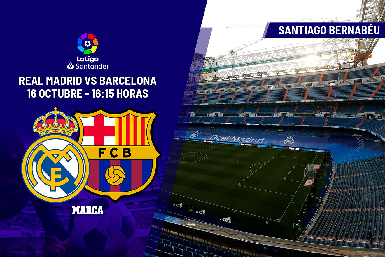 Real Madrid - Barcelona | El Clásico: Real Madrid - Barcelona: Horario A Que Hora Ustedes Al Estadio