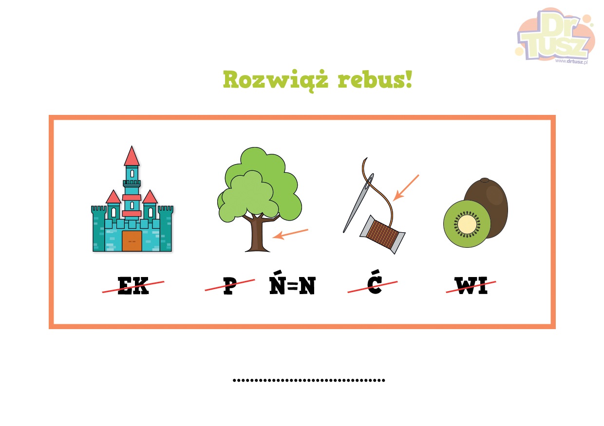 Rebusy do druku dla dzieci | Salagier.pl Rozwiaz Rebusy Dotyczace Roslin I Zwierzat Wilgotnych Lasow