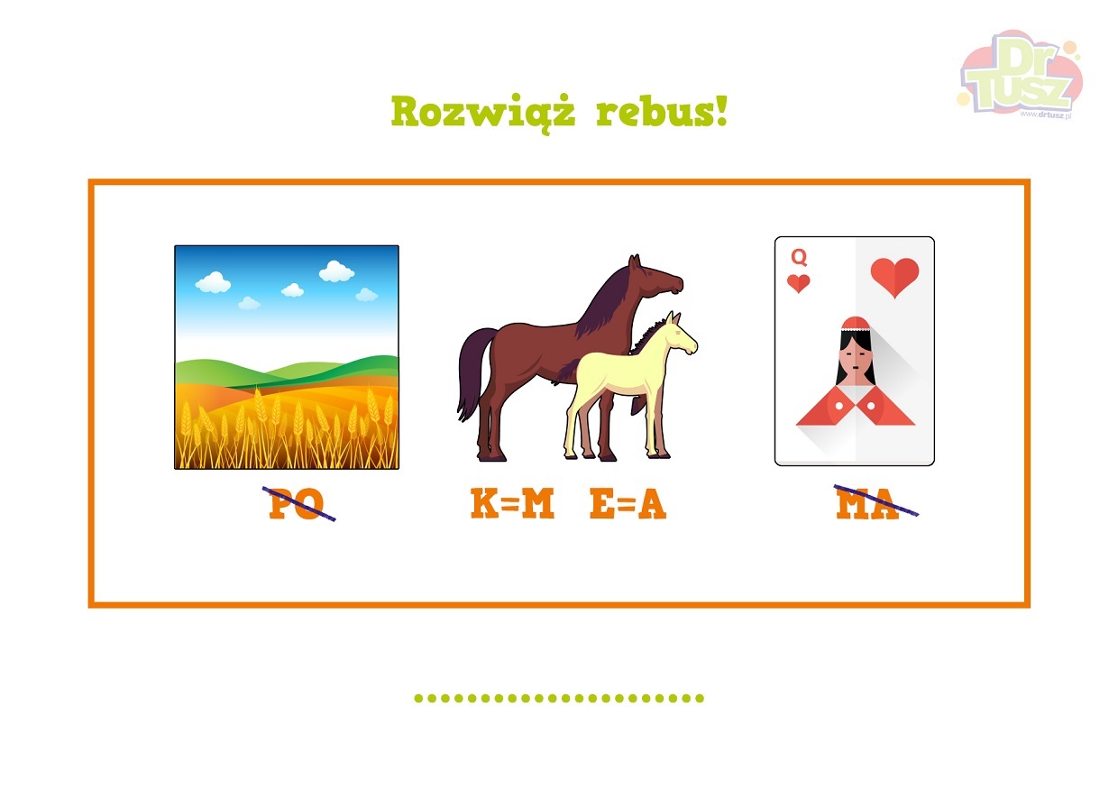 Rebusy łamigłówki Dla Dzieci Do Druku