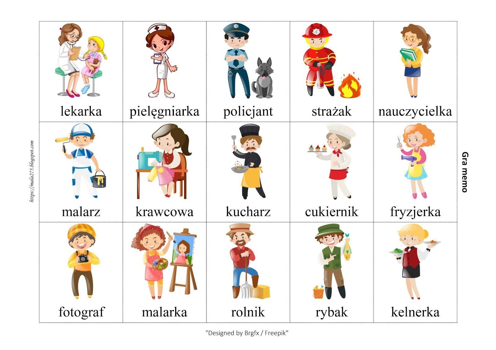rebusy obrazkowe o zawodach dla dzieci - Szukaj w Google | Exercise for Krzyżówki Dla Dzieci O Zawodach
