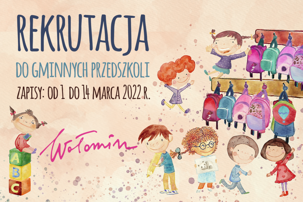Rekrutacja do gminnych przedszkoli od 1 do 14 marca - Gmina Wołomin Rekrutacja Do Przedszkoli Białystok 2018