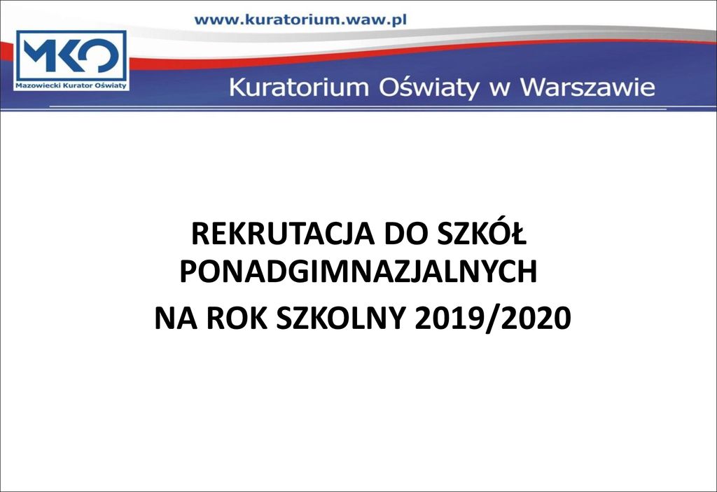 Rekrutacja Do Szkół Ponadgimnazjalnych Województwo śląskie