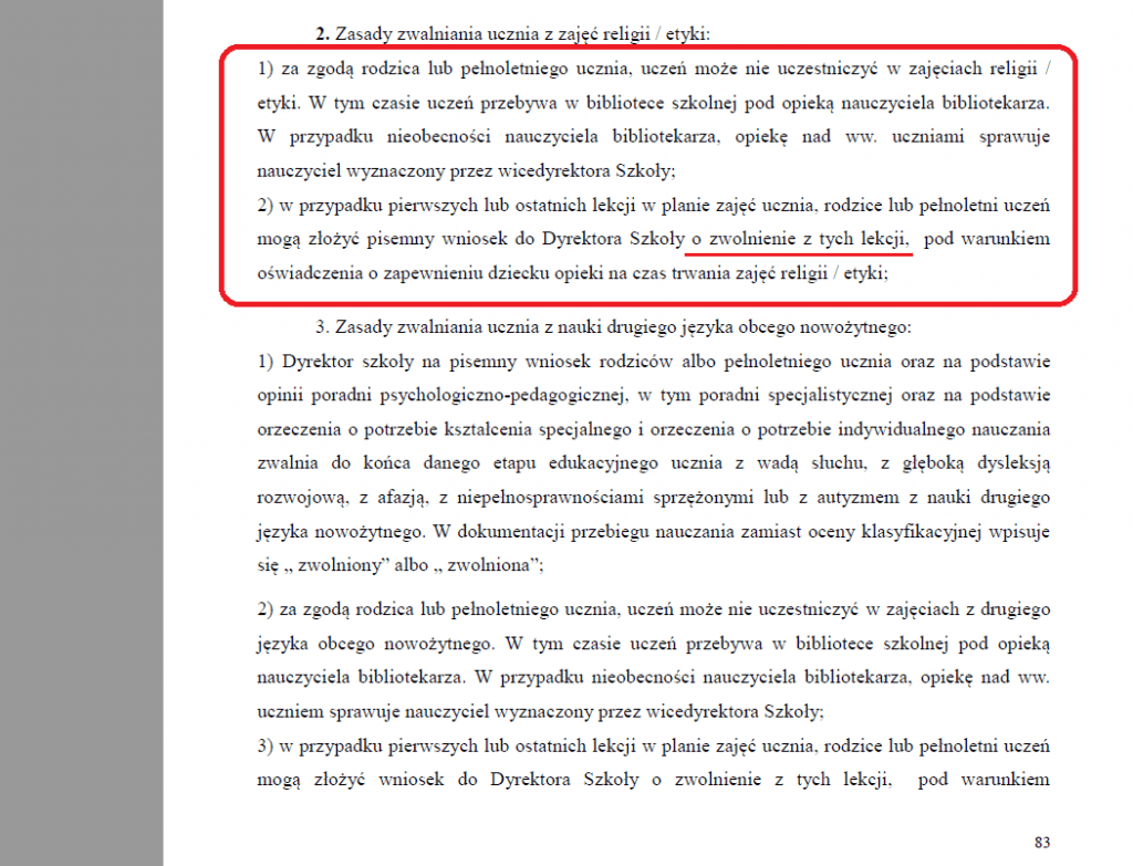 Religii Opinia Katechety O Uczniu Przyk³Ad Gratuit Opinia Katechety O Uczniu Przykład