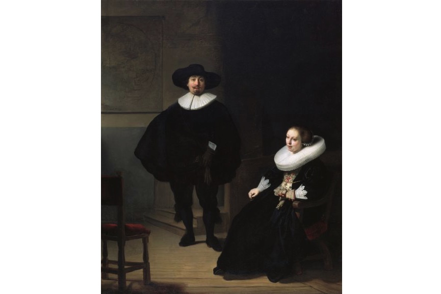 Rembrandt van Rijn - A Lady and Gentleman in Black, 1633 | Widewalls A Lady And Gentleman In Black Rembrandt