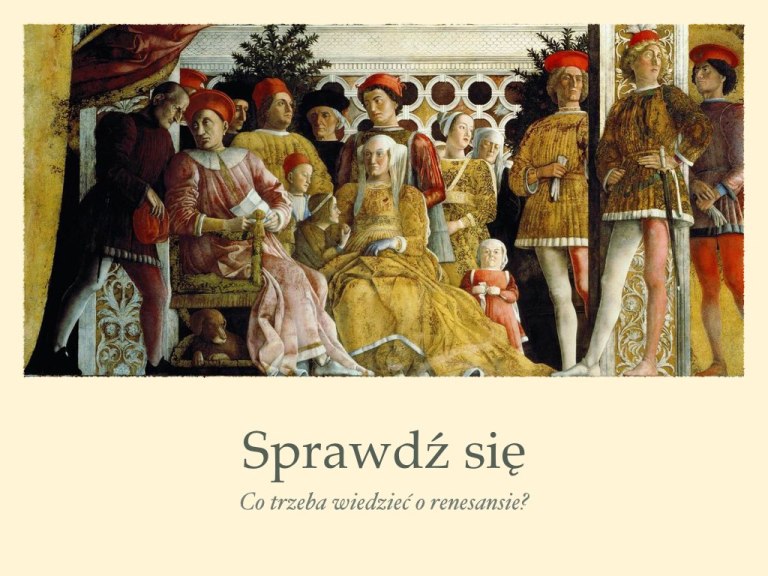 Sprawdzian Z Renesansu Grupa A Odpowiedzi
