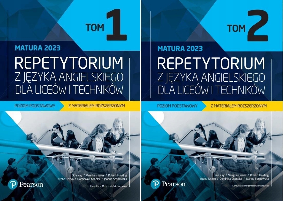 REPETYTORIUM JĘZYK ANGIELSKI + EBOOK TOM 1 + 2 PEARSON (16116609540 Repetytorium Jezyk Angielski Klasa 8