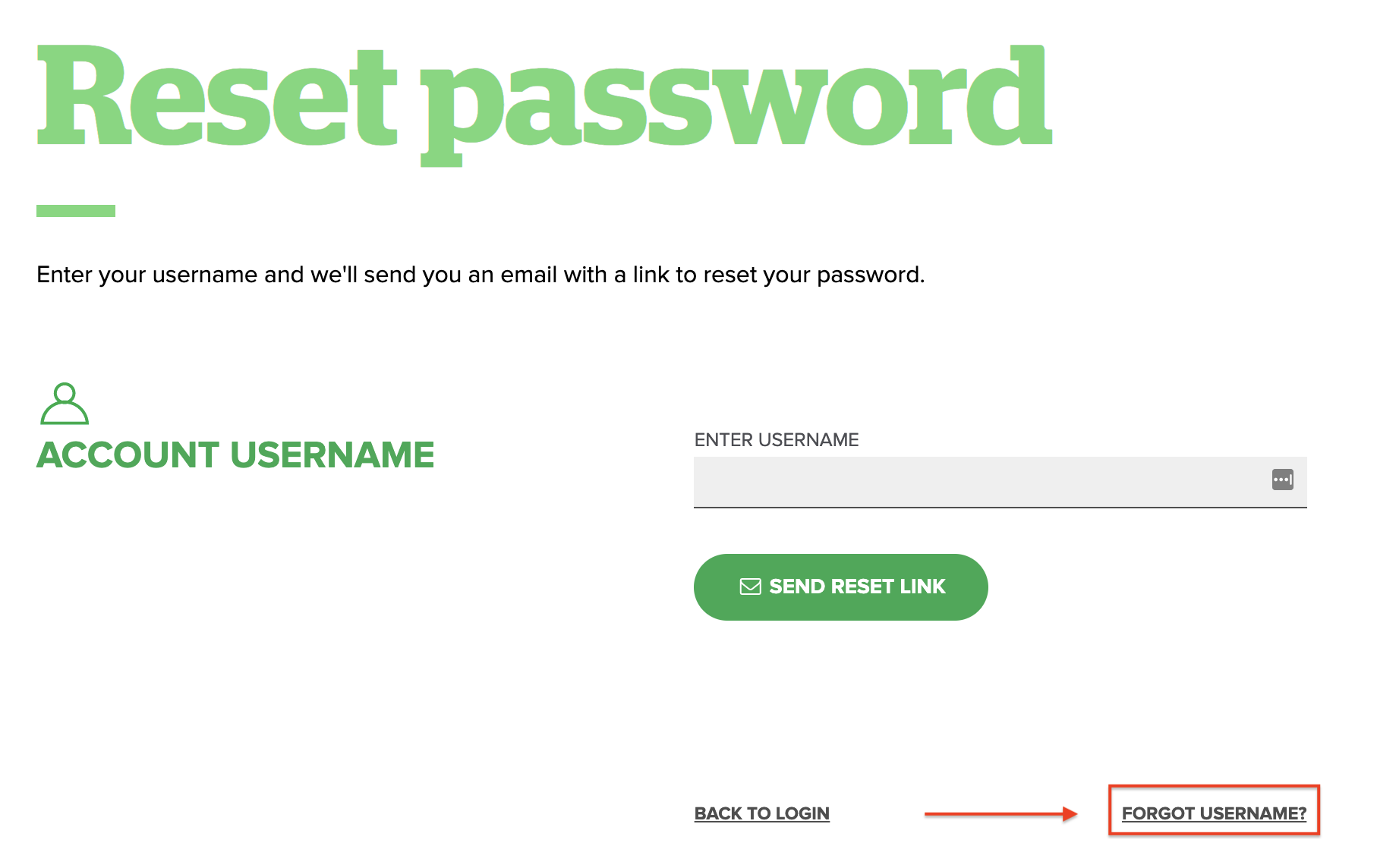 Password Reset