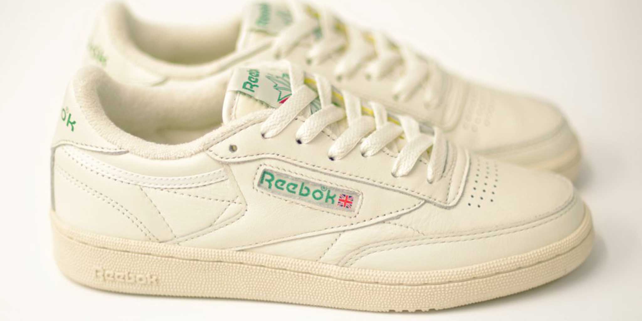 restock: reebok club c 85 vintage in athletic blue and glen green | pam pam Reebok Club C 85 Vintage