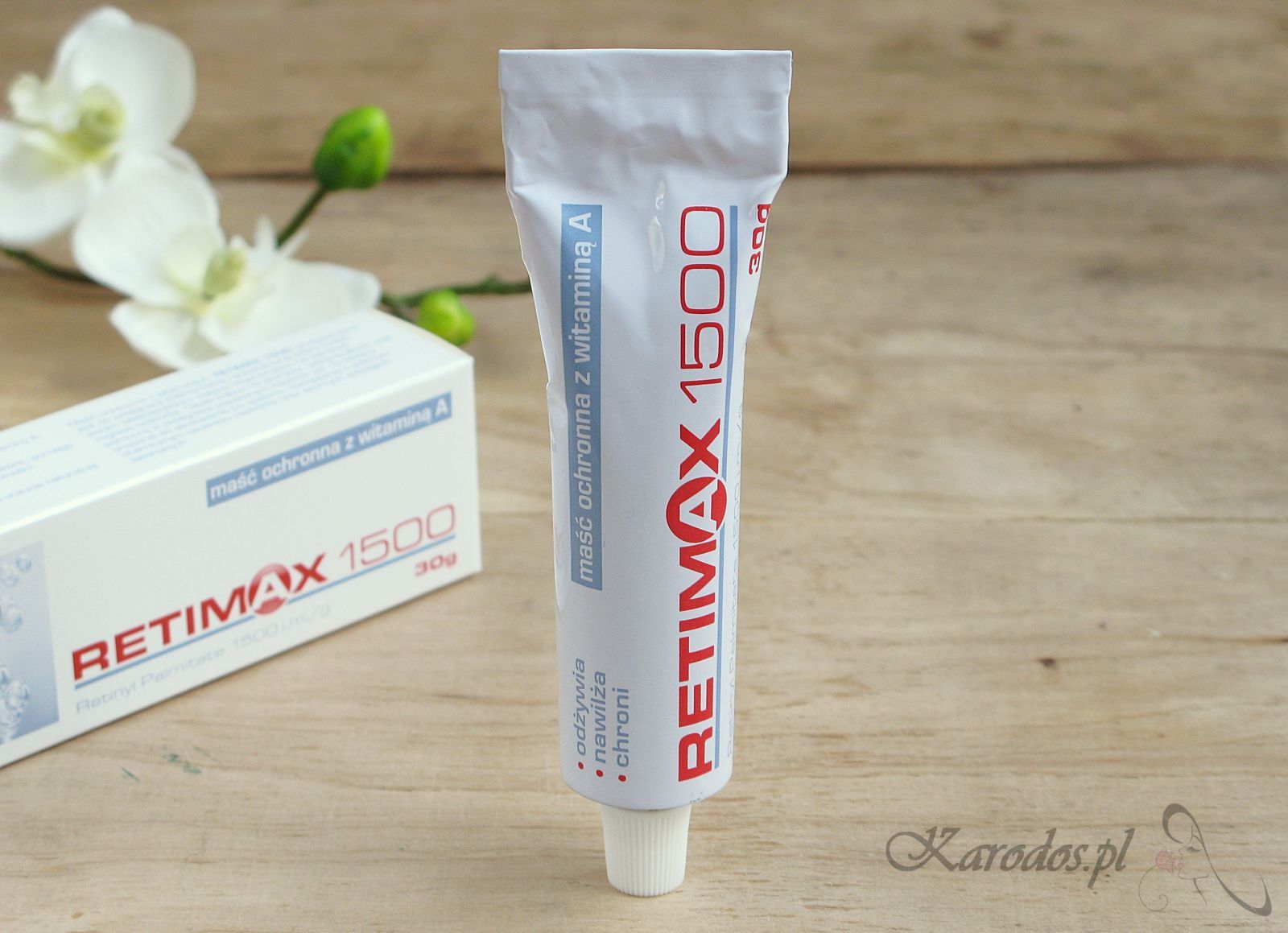Retimax 1500 to uniwersalna maść ochronna z witaminą A w wysokiej dawce Masc Na Pryszcze Z Apteki