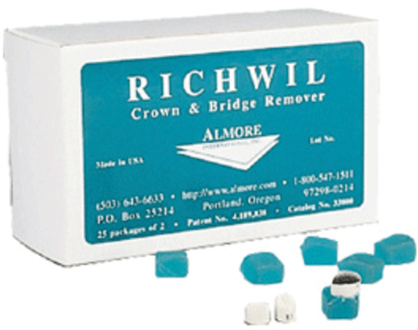 Richwil Crown & Bridge Remover 50/bx | DC Dental Richwil Crown And Bridge Remover
