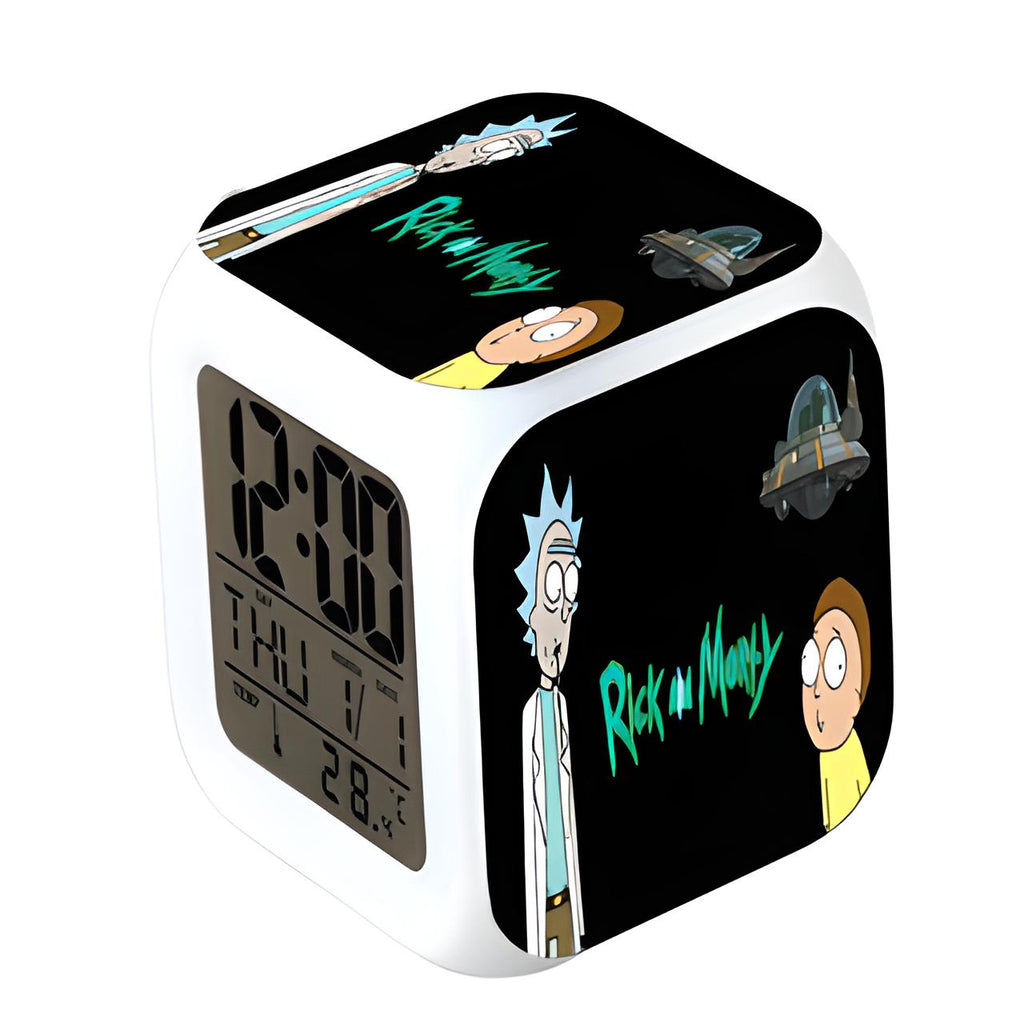 Rick And Morty Saga Alarm Clock | Alien Shopping Rick And Morty Alarm Clock