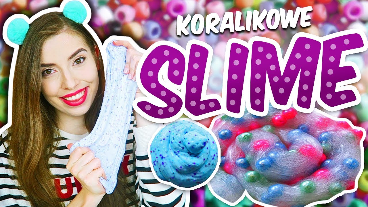 ROBIĘ SLIME Z KLEJU Z KORALIKAMI - YouTube Jak Zrobić Slime Z Białego Kleju