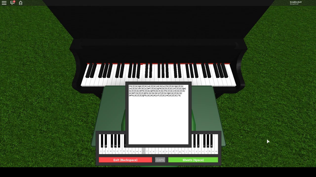 Roblox - Piano How to Play Shape of You [Notes] - YouTube How To Play On Piano Roblox