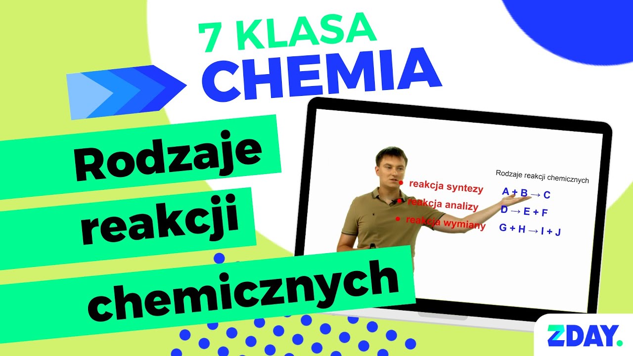 Rodzaje reakcji chemicznych | Chemia 7 klasa - YouTube Chemia Klasa 7 Dzial 2