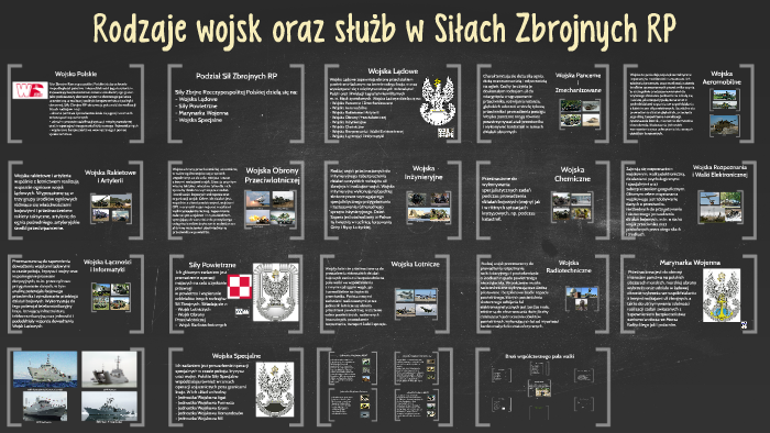 Rodzaje wojsk oraz służb w Siłach Zbrojnych RP by Oliwia Mikołajczak on Zwierzchnikiem Sil Zbrojnych W Polsce Jest