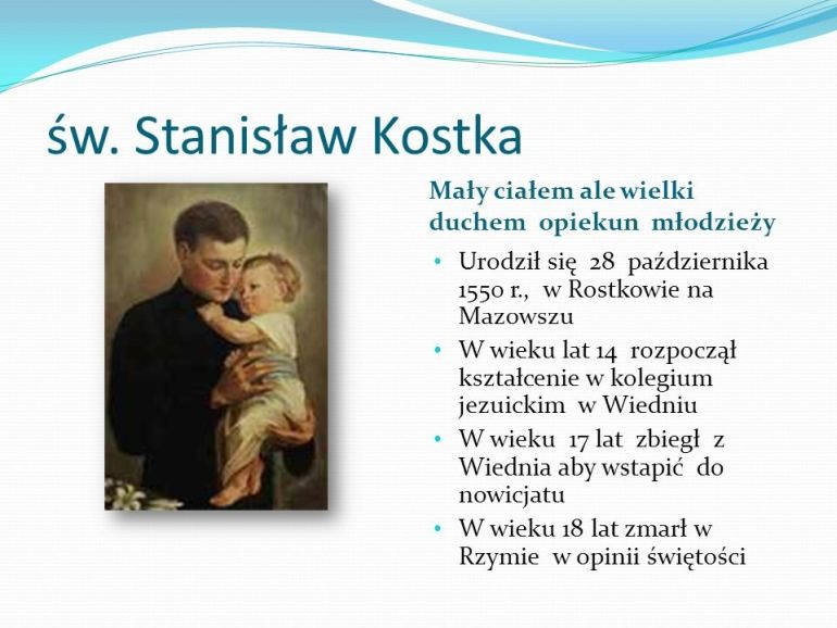 Na Podstawie Zyciorysu Sw Stanislawa Zamieszczonego