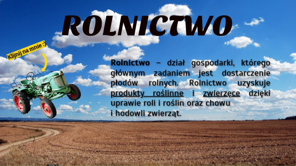 Geografia Rolnictwo Powtórzenie