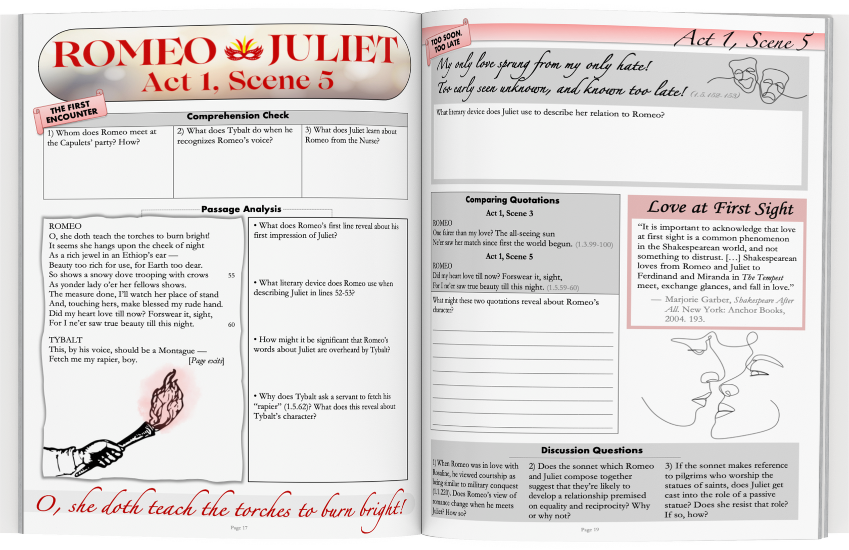 Romeo And Juliet Student Workbook Answer Key Pdf