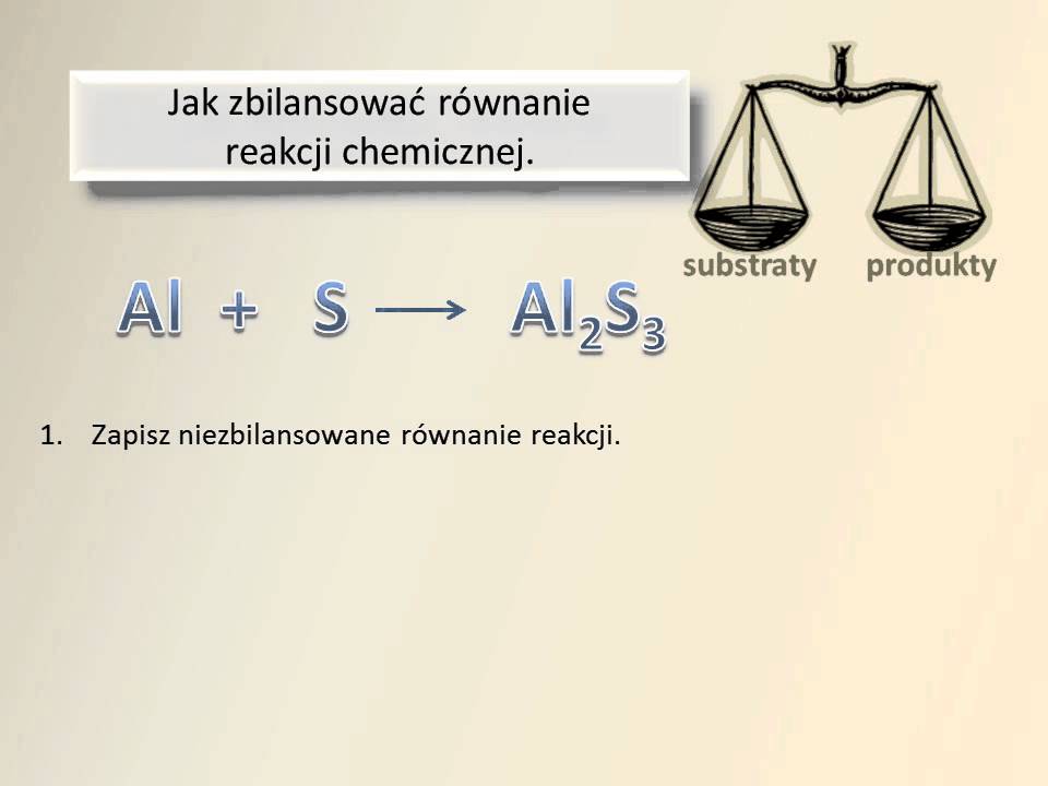 Równania reakcji chemicznych - YouTube Test Laczenie Sie Atomow Rownania Reakcji Chemicznych