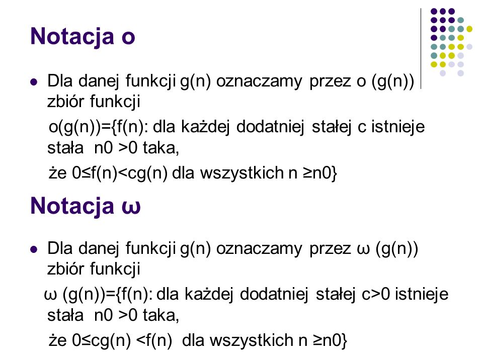 Równania rekurencyjne - ppt pobierz Dla Liczby Dodatniej N Zapisz