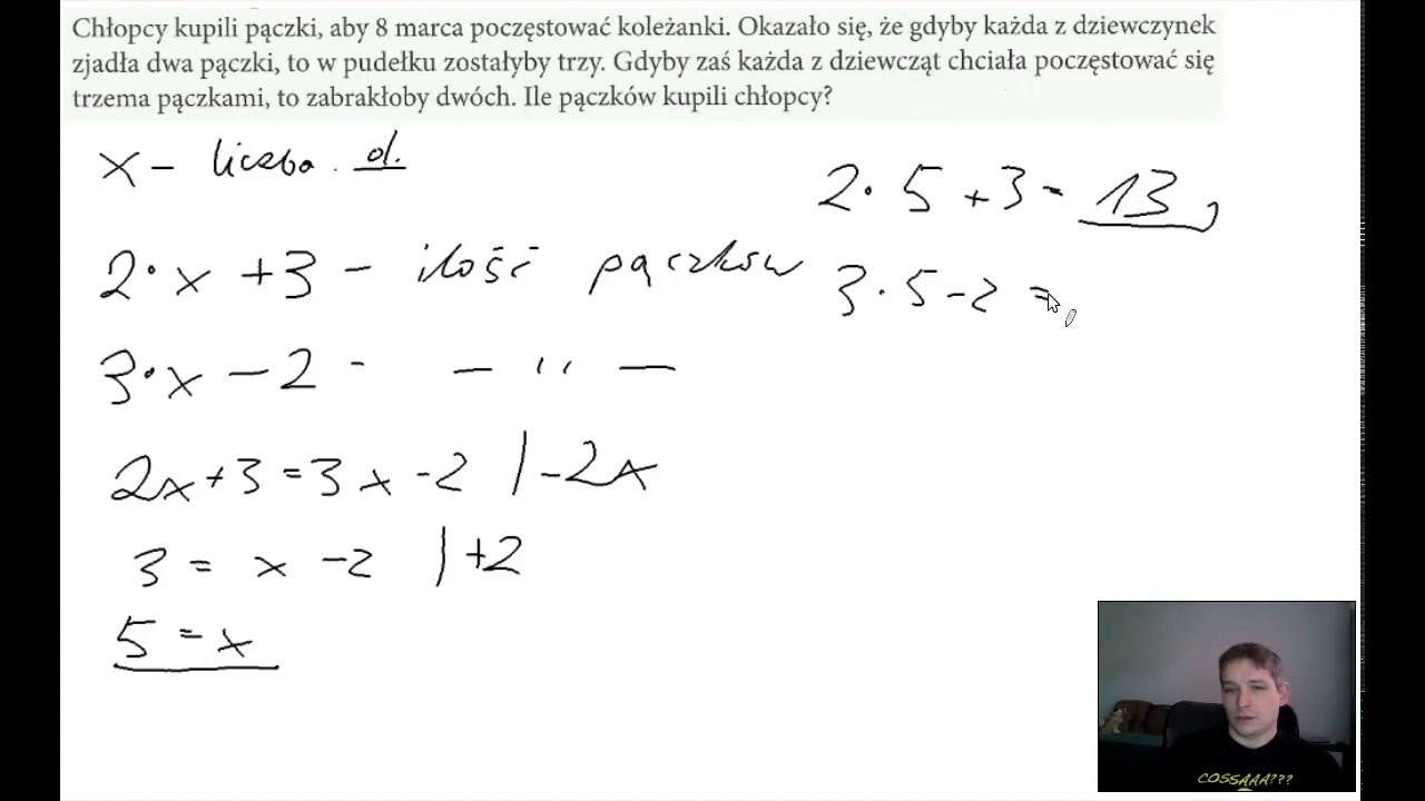 Układy Równań Zadania Tekstowe Pdf