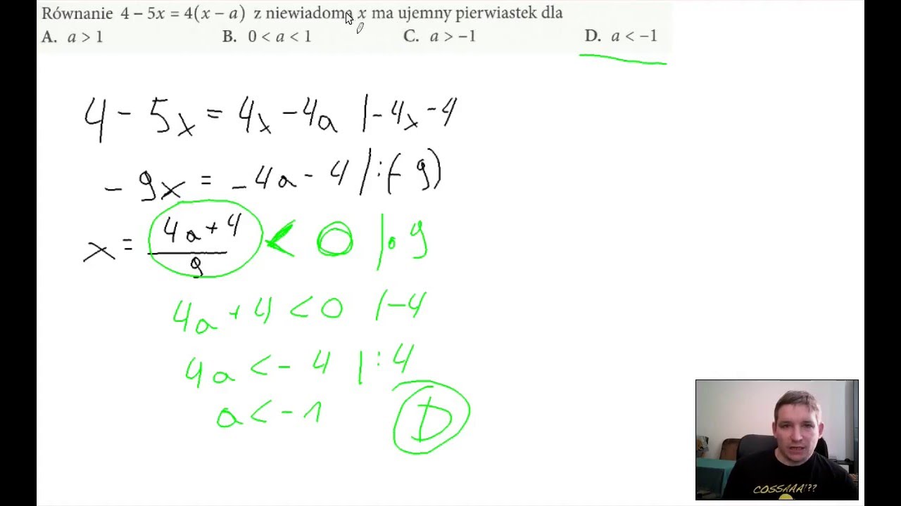 Równannia liniowe z parametrem - YouTube Rwnania I Nierwnosci Liniowe Z Parametrem