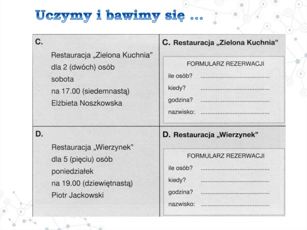 Język Polski Klasa 4 ćwiczenia Online
