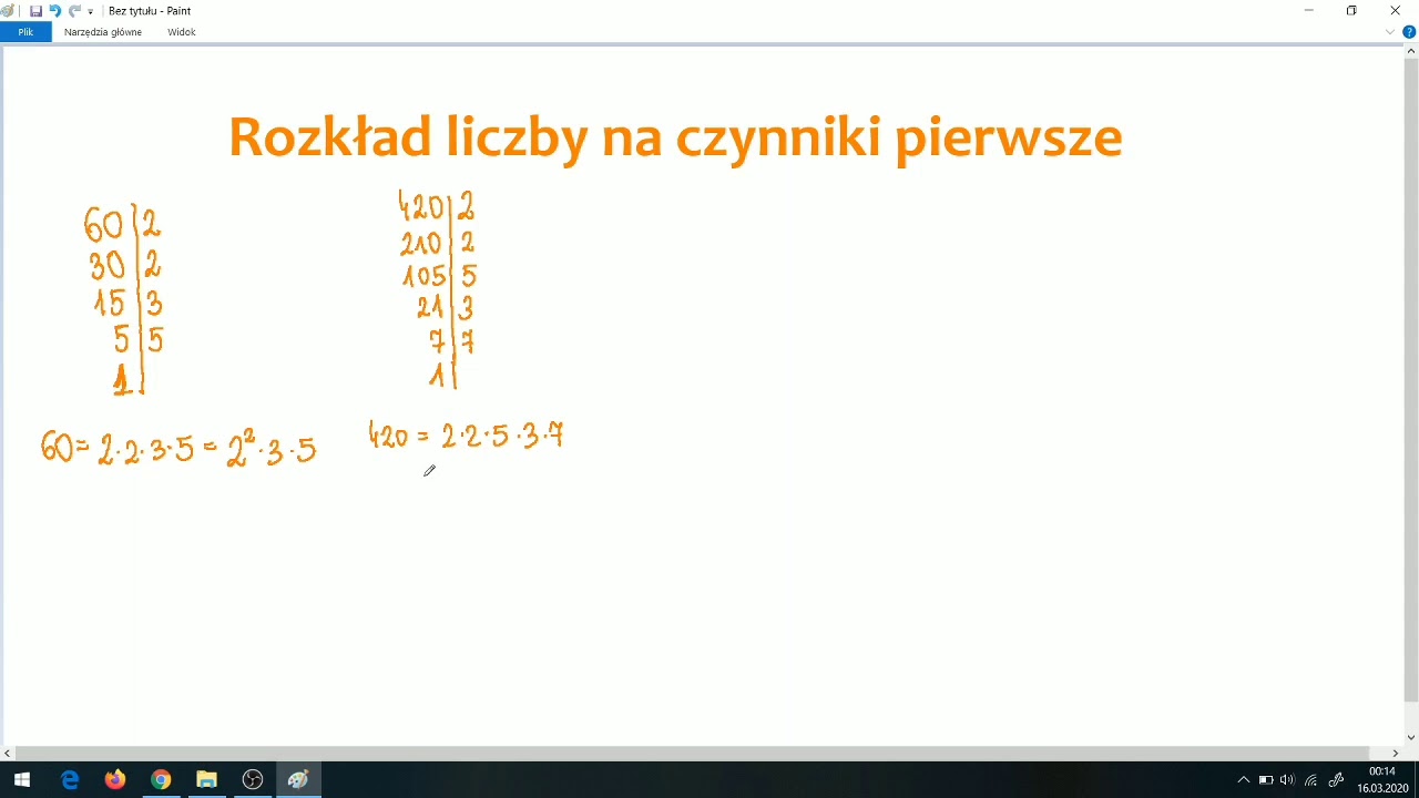 Rozłóż Podaną Liczbę Na Czynniki Pierwsze