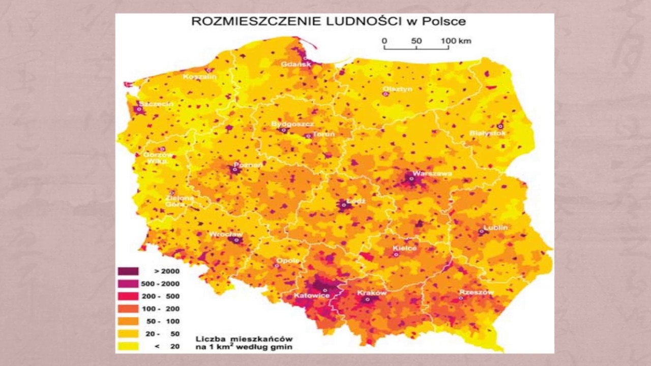 Czy Rozmieszczenie Miast W Polsce Jest Równomierne