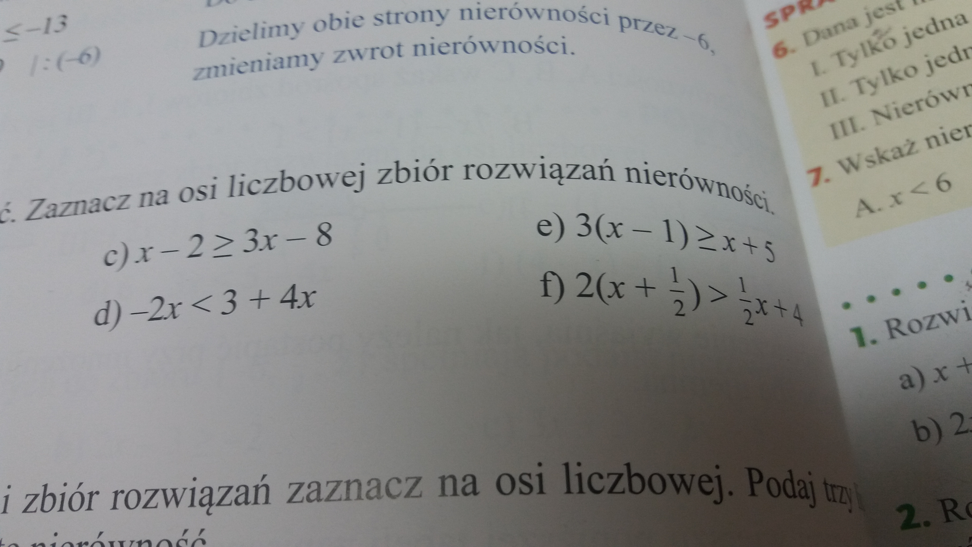 Rozwiąż Nierówność Zaznacz Na Osi Liczbowej Zbiór Rozwiązań - Margaret Rozwiaz Nierownosc Zaznacz Na Osi Liczbowej Zbior Rozwiazan