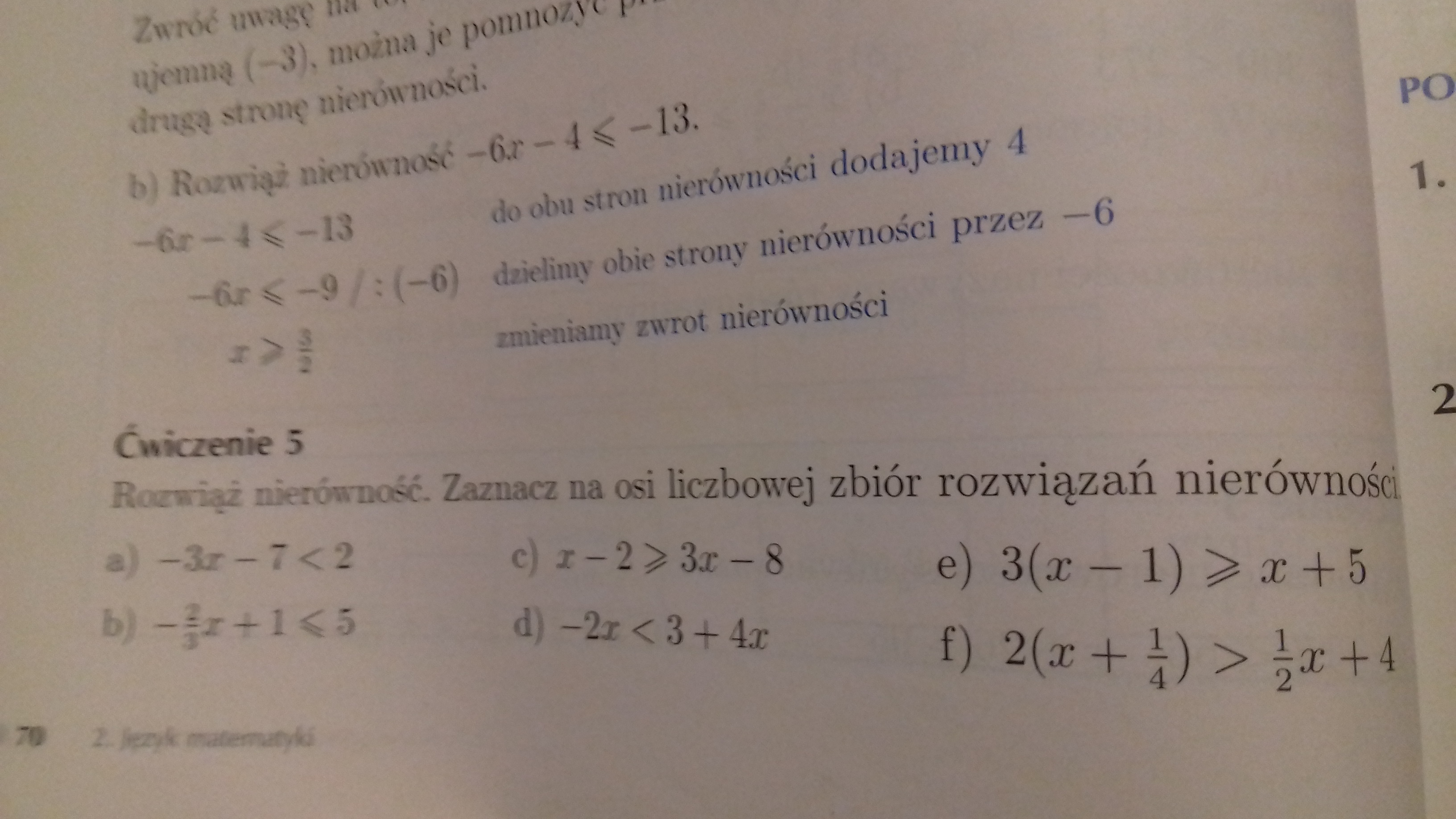 Rozwiąż Nierówność Zaznacz Na Osi Liczbowej Zbiór Rozwiązań - Margaret Zaznacz Na Osi Liczbowej Zbior Rozwiazan Nierownosci