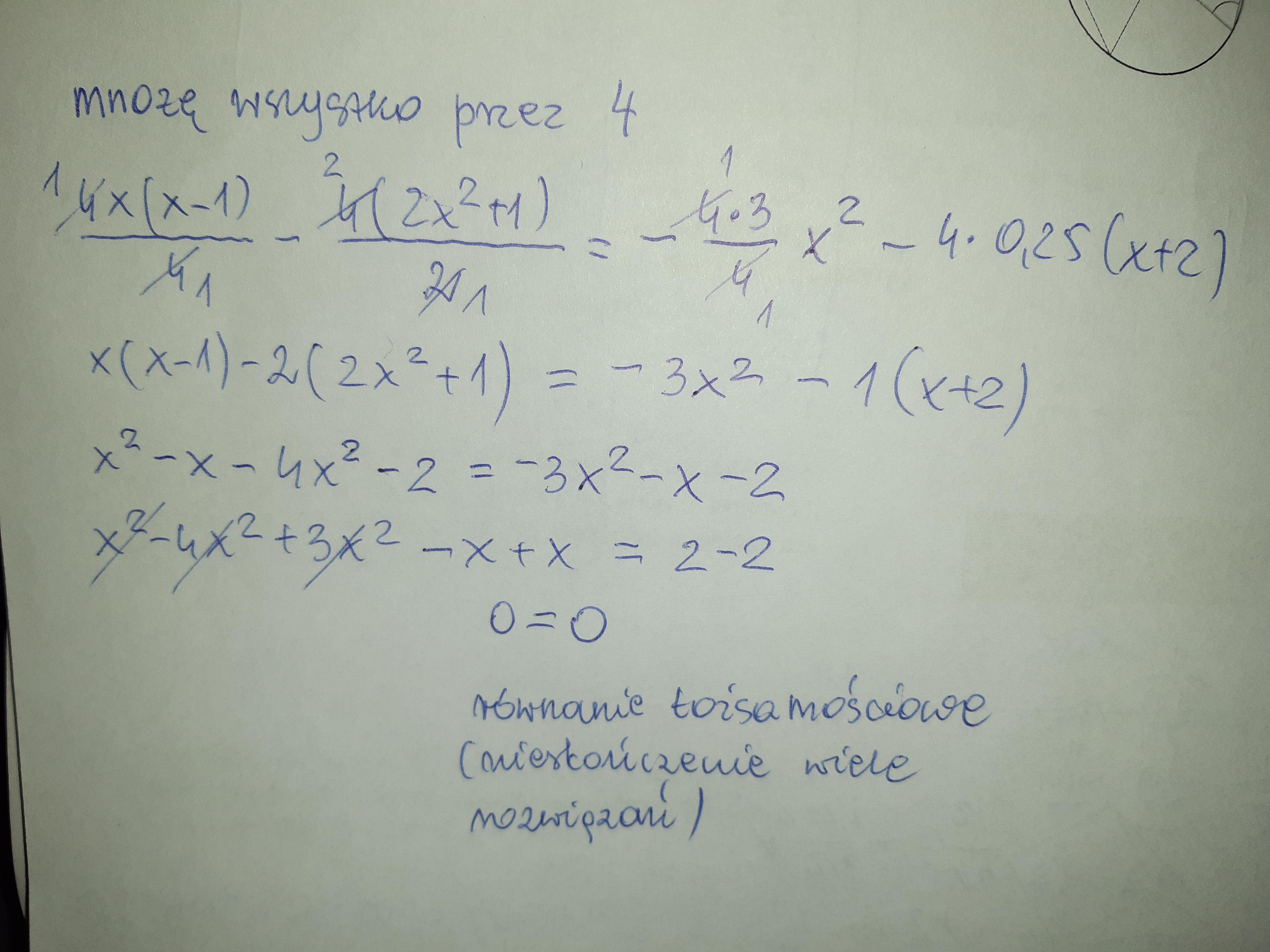 rozwiaz rownanie prosze o pomoc - Brainly.pl Rozwiaz Rownania 5x 34